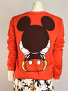 Red Mickey Jumper - AS IS - minor pilling