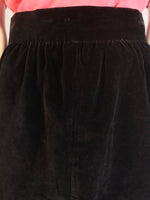Mona Black Velvet Skirt - AS IS - minor marks