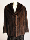 Walnut Fur Coat - AS IS - sleeve lining