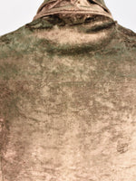 Brown Velvet Collared Shirt