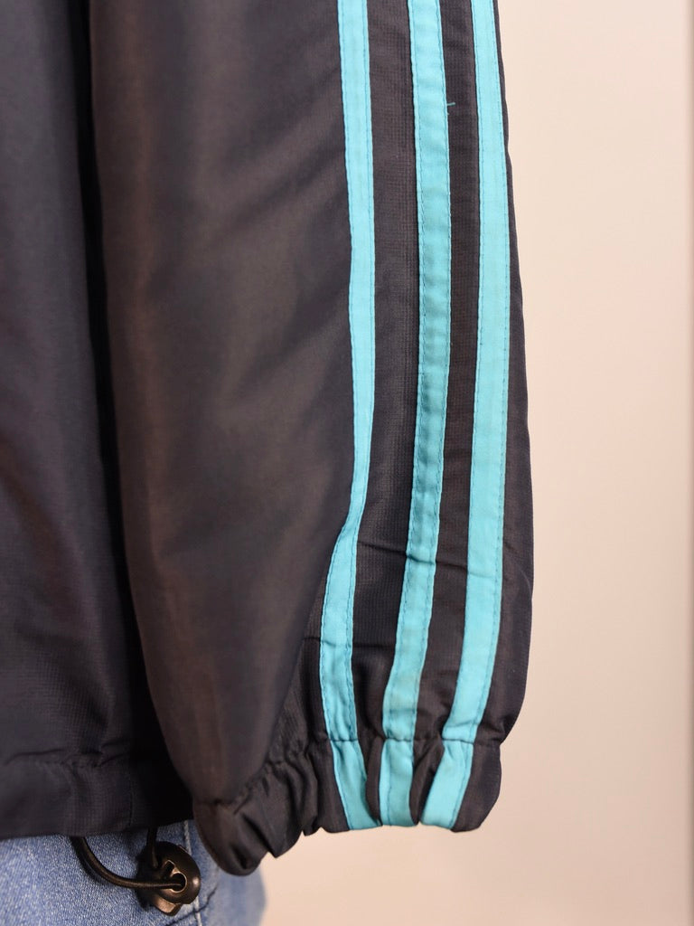 Blues Adidas Spray Jacket - AS IS - pulls in fabric