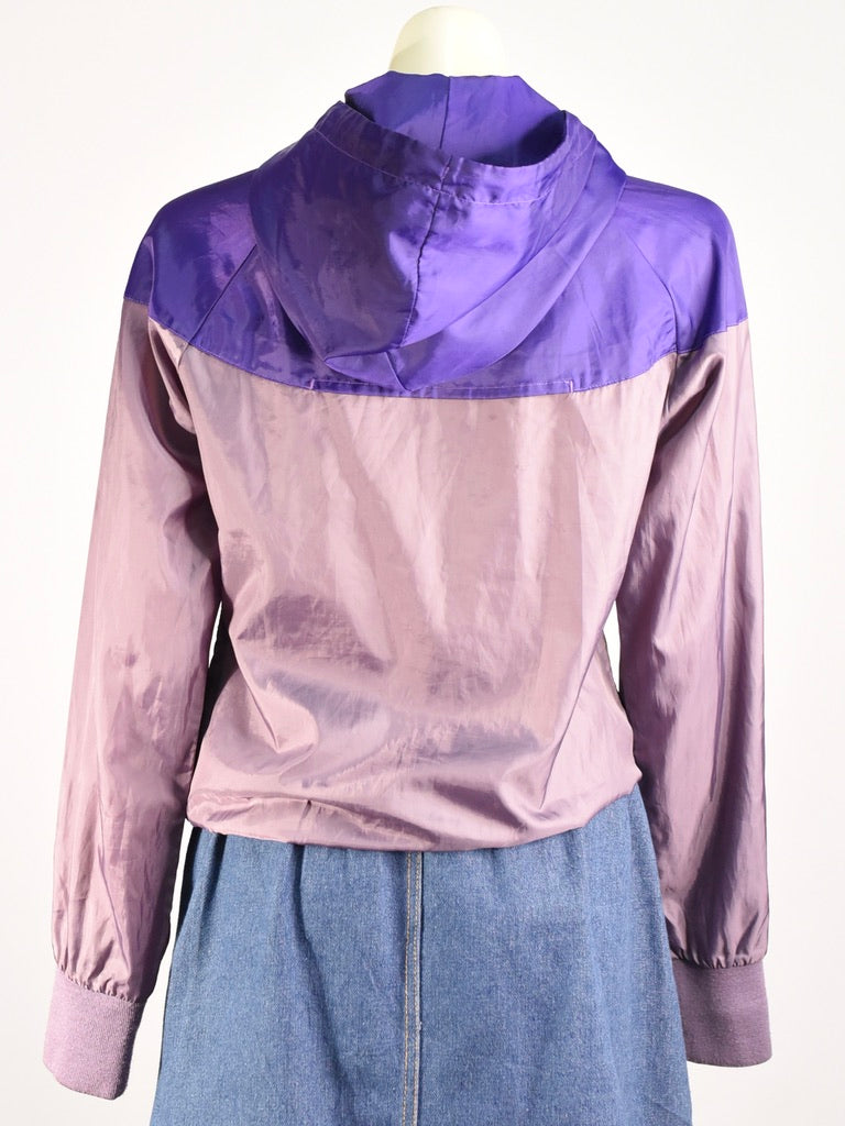 Nike Purple Spray Jacket - AS IS - faded logo