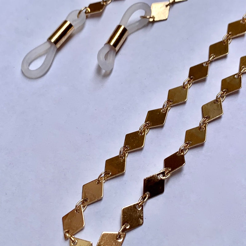 Diamond Chain Sunnies Strap - Gold