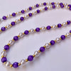 Sunnies Strap - Purple Beads