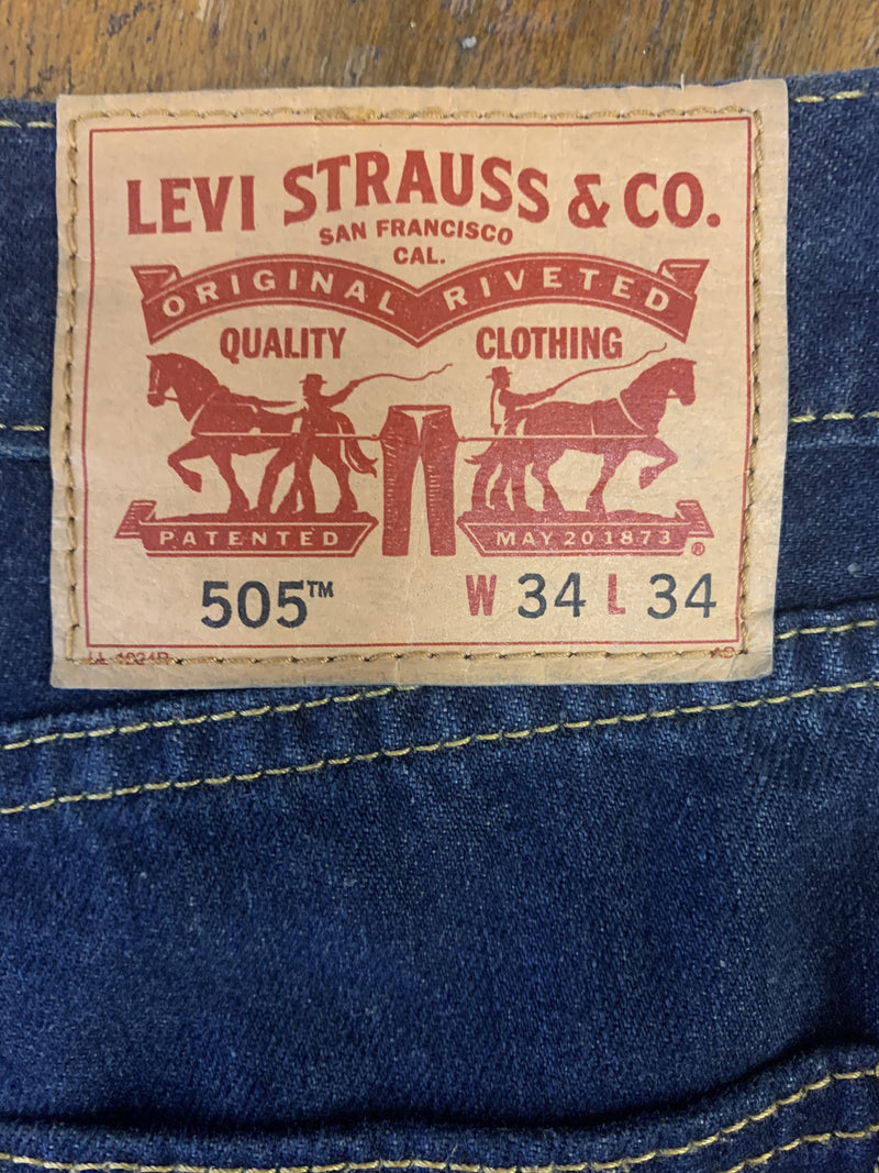 Levi's Deep Blue Jeans