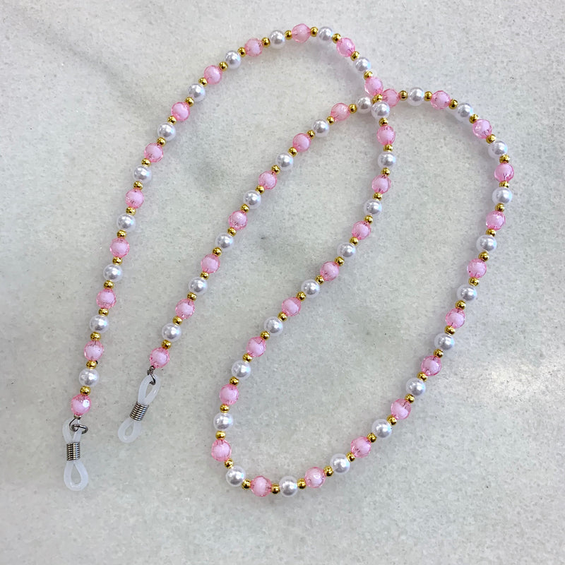 Sunnies Strap - Pink Beads