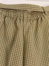 Moss Gingham Tartan Pants - AS IS - minor wear