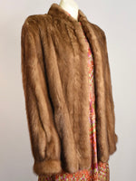 Mahogany Fur Coat - AS IS - wear