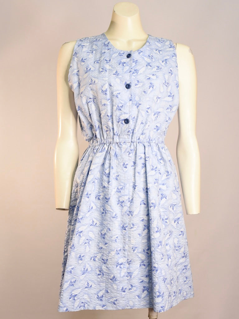 Serenity Baby Blue Floral Dress