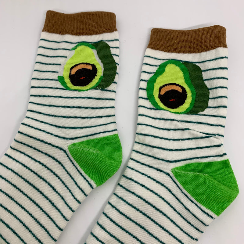 Striped Avocado Socks