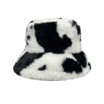 Fluffy Bucket Hat • Cow