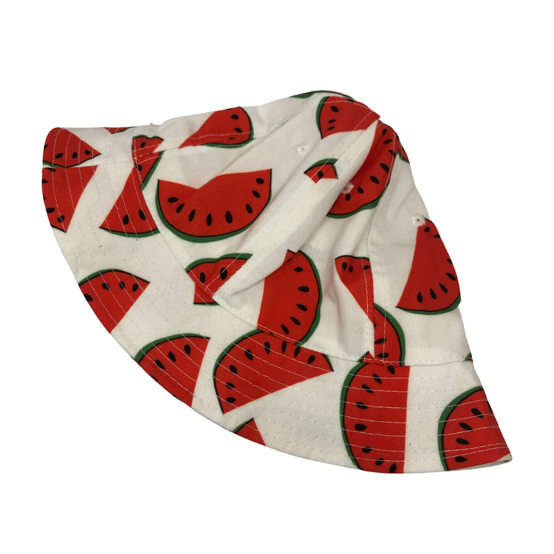 Watermelon Bucket Hat • White