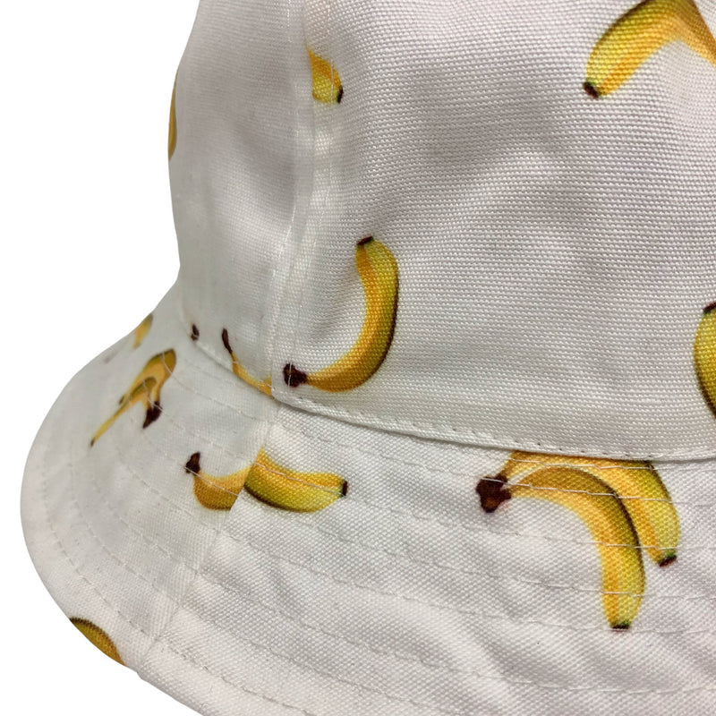 Banana Bucket Hat • White
