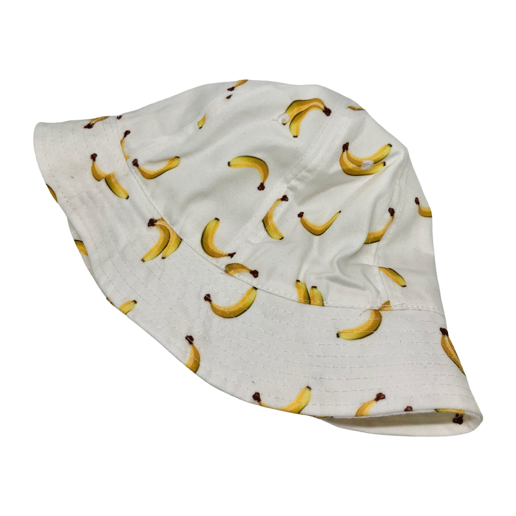 Banana Bucket Hat • White