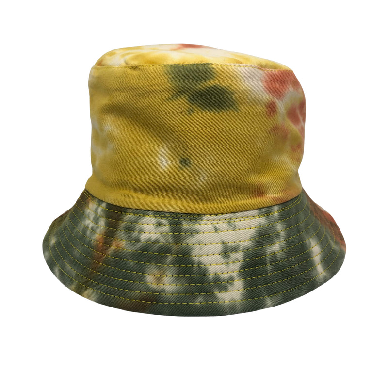 Tie Dye Bucket Hat • Green / Yellow