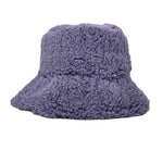 Fluffy Bucket Hat • Purple