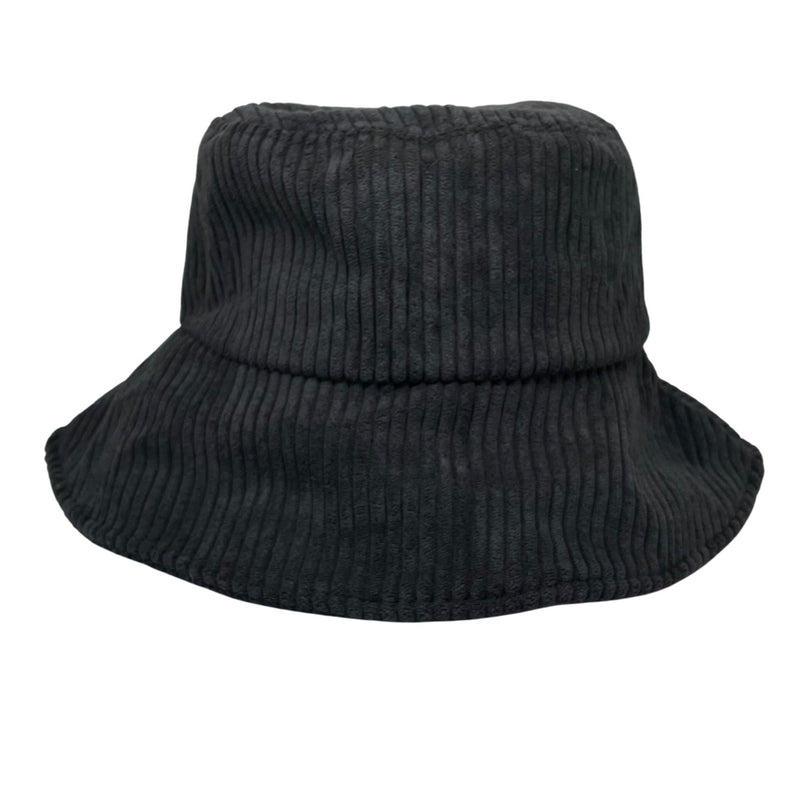 Corduroy Bucket Hat • Black