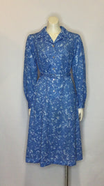 Antonia Blue Dress - AS IS - discolouration