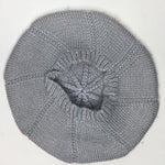 Grey Knitted Beret