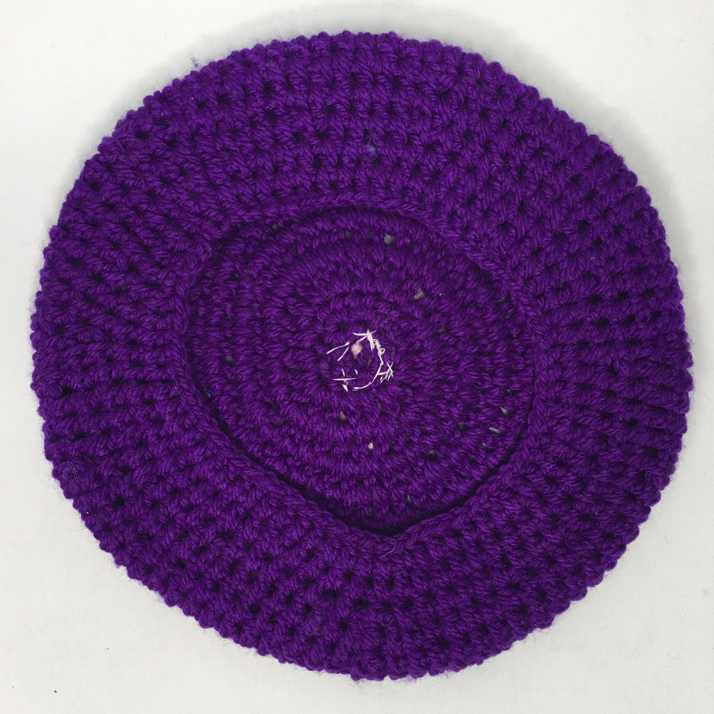 Flower Crochet Beret