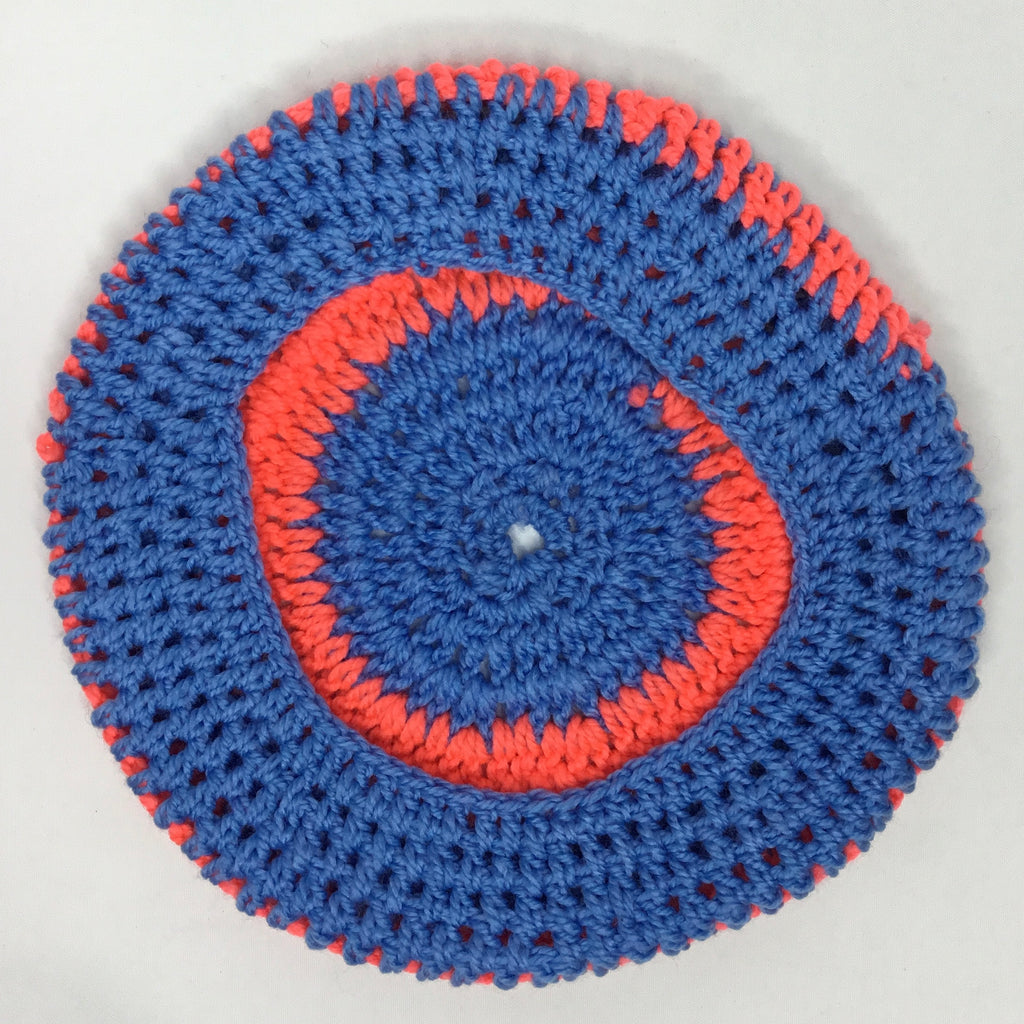 Neon Crochet Beret