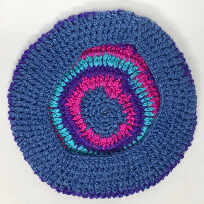 Splash Crochet Beret