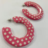 Pretty Pink Polka Dot Earrings
