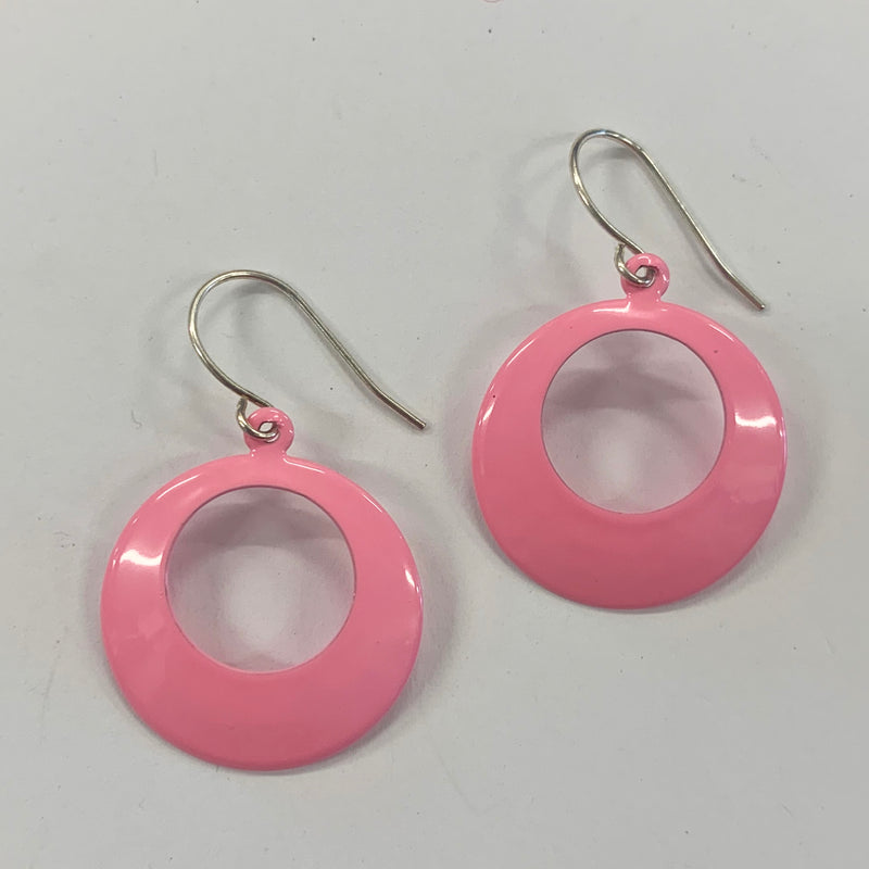 Itty Bitty Pink 60s Earrings
