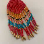 Beaded Aztec Earrings