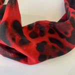 Red Cheetah Headband