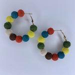 Rainbow Bead Earrings