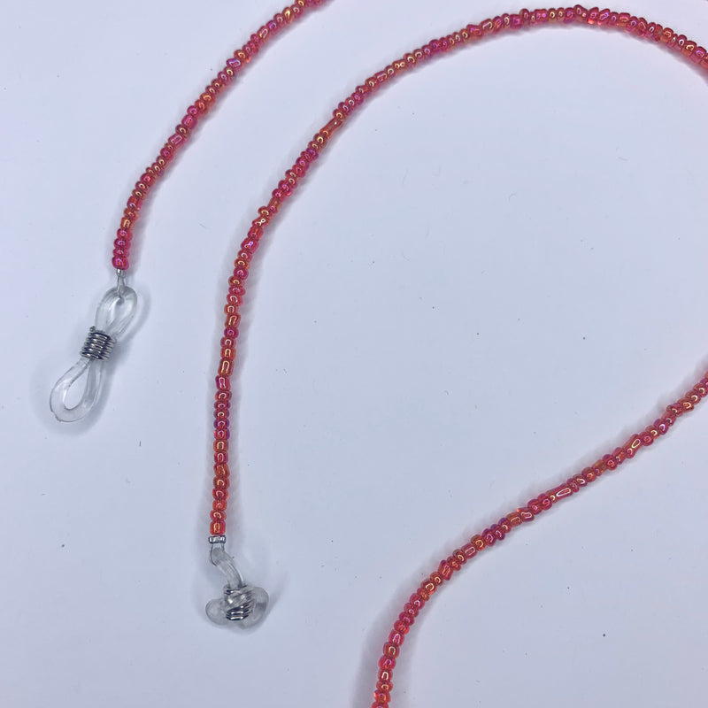 Mini Beads Sunnies Strap - Raspberry