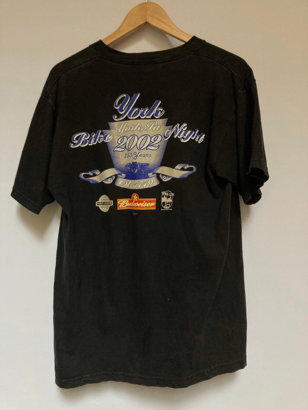 Vintage Harley Davidson - York Final Assembly T-Shirt 2001 Medium