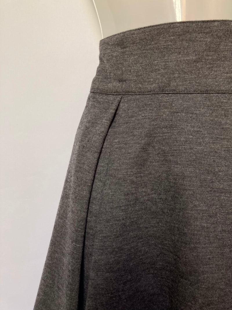 Grey Jersey Skirt - AS IS - hem