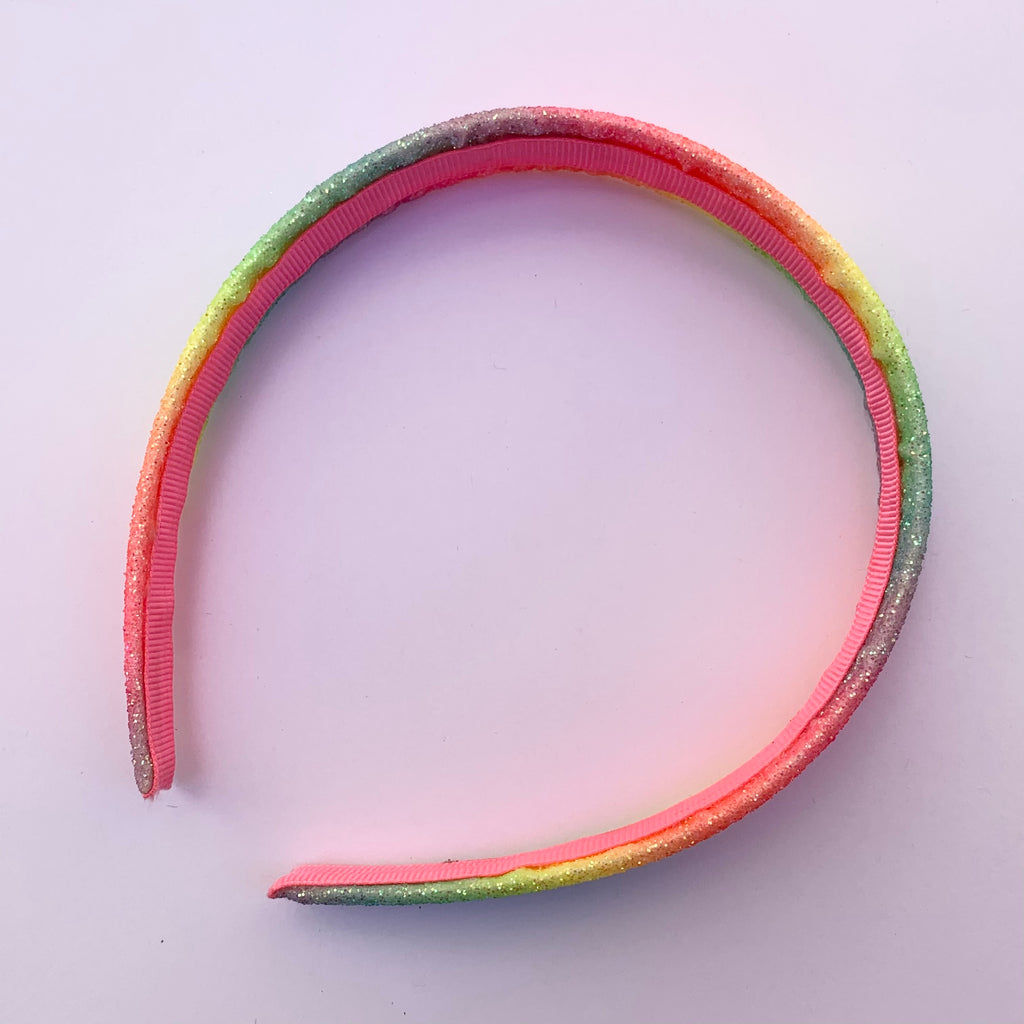 Fluoro Rainbow Headband