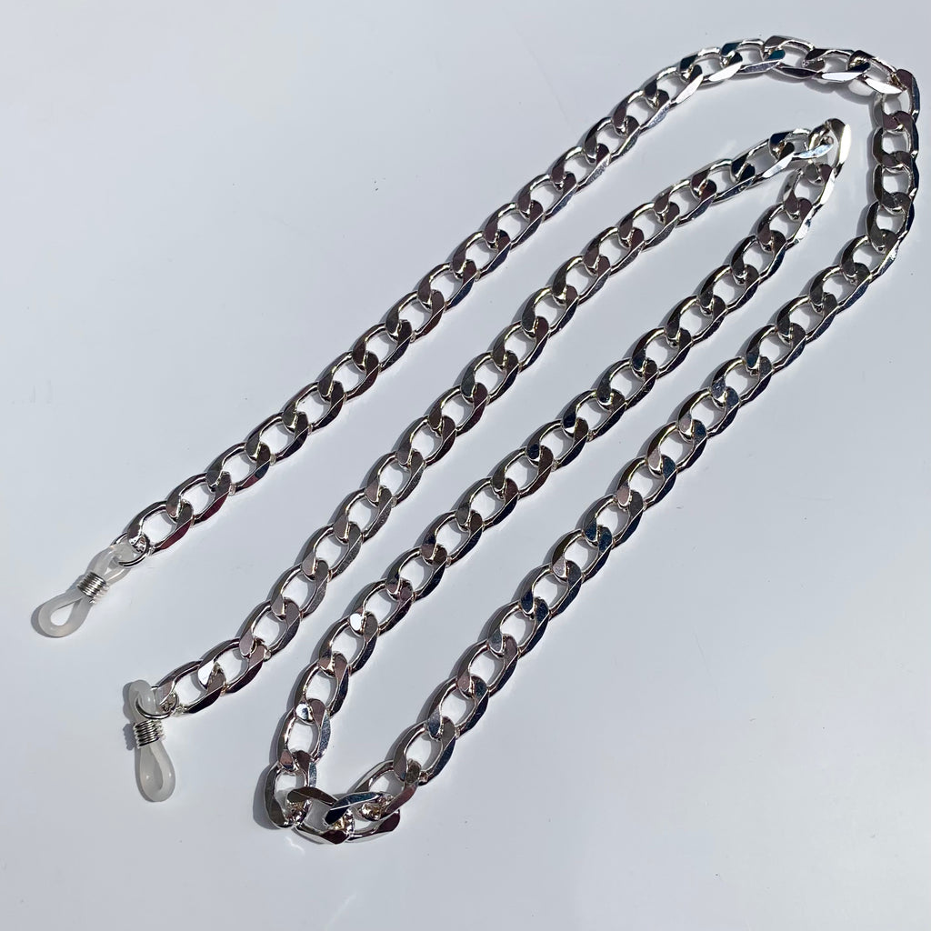 Curb Chain Sunnies Strap - Silver