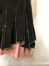 Velvet Strawberry Chocolate Skirt - AS IS - frayed edges