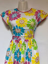 Sixties Rainbow Dress - AS IS - small marks