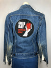 Green Day Denim Jacket - AS IS - button & marks