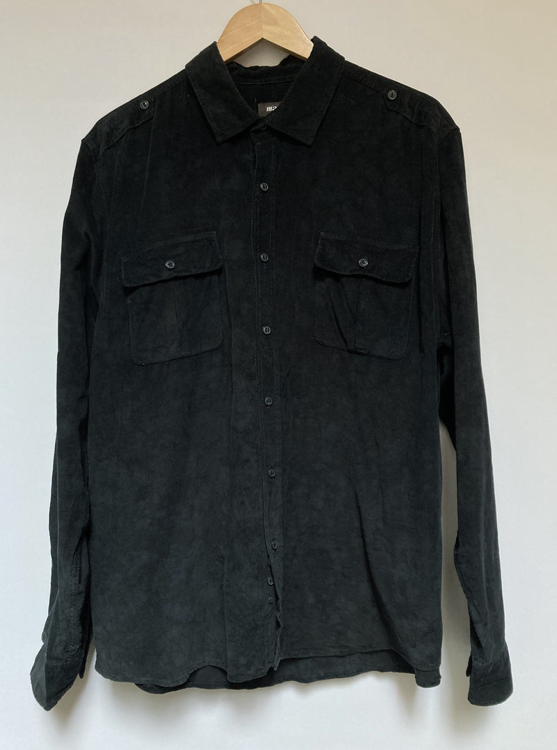 Jet Black Cord Shirt