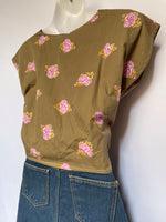 Candy Roses Crop Top
