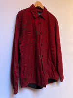 Quilted Red Shirt - AS IS - lining pilling