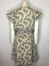Blue and Yellow Blossom Dress