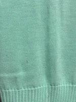 Seafoam Knit Vest - AS IS - marks