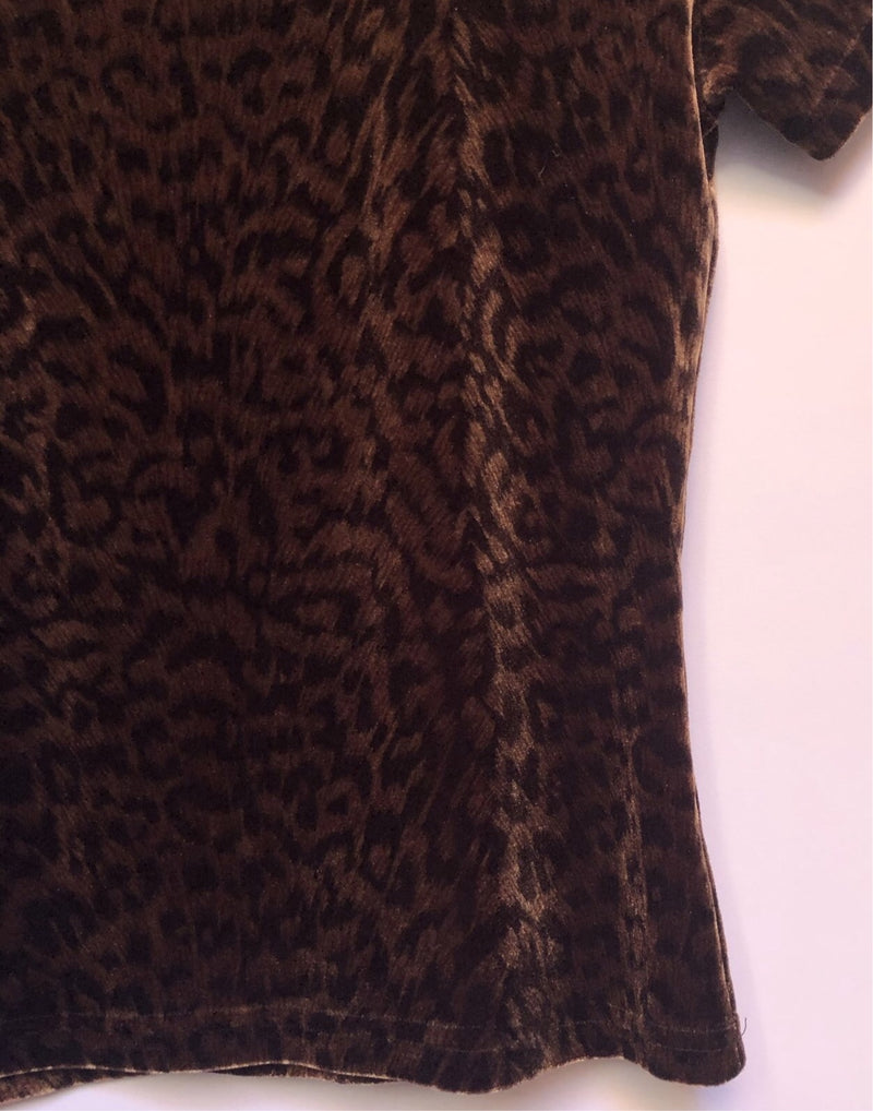 Velvet Cheetah Top