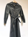 Trinity Leather Coat - AS IS - button