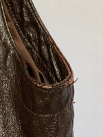 Brown Leather Utility Vest