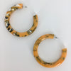 Orange Marbled Earrings