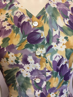 Tulip Fields Dress - AS IS - button