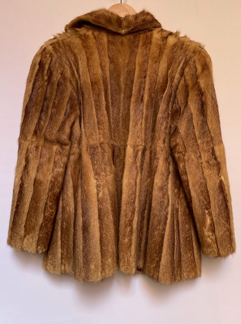 Striped Fur Jacket - AS IS - wear